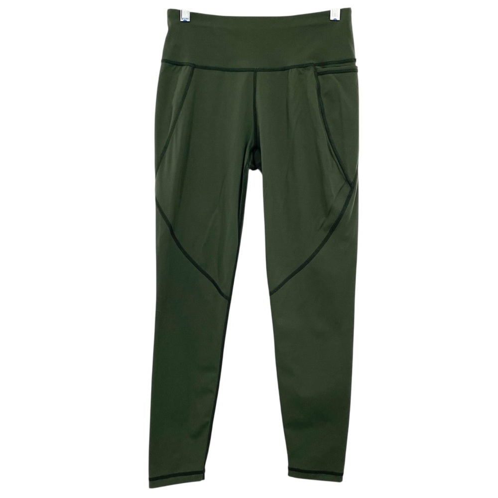 Sweaty Betty The Power 7/8 Green Workout Leggings